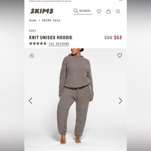 SKIMS Knit Unisex Hoodie